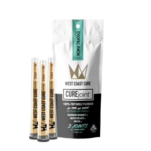 Exotic Pack (I/I/H) 3pk - West Coast Cure Joints - Weed Delivery Orange County - Capital Cannabis Direct