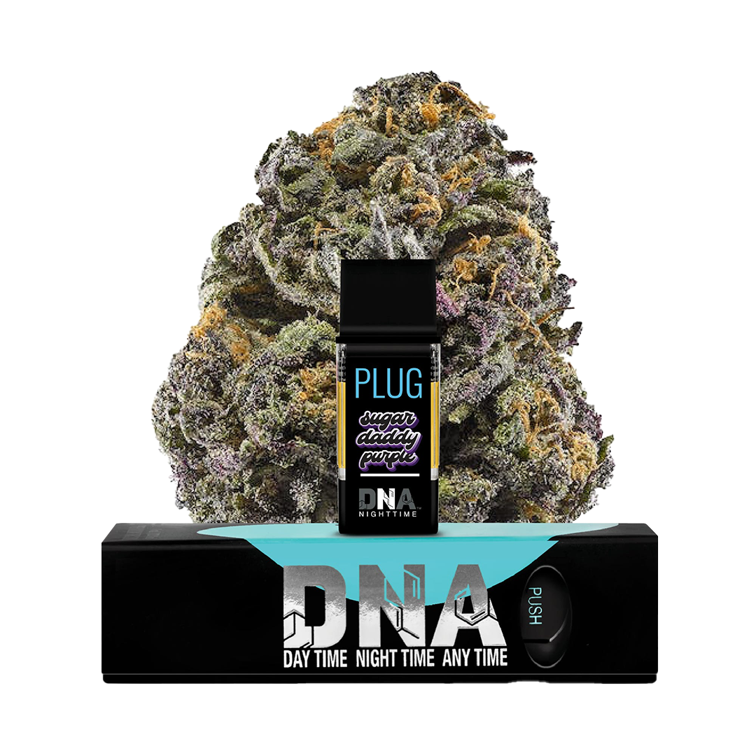 PLUG N PLAY POD 1 GRAM- SUGAR DADDY PURPLE (INDICA)