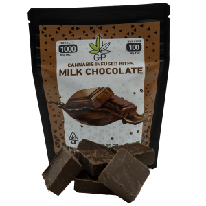GREEN PRIVILEGE BITES - EXTRA STRENGTH - MILK CHOCOLATE
