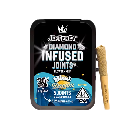 West Coast Cure - Jefferey Diamond Infused Pre-Rolls - Blue Dream (SATIVA)